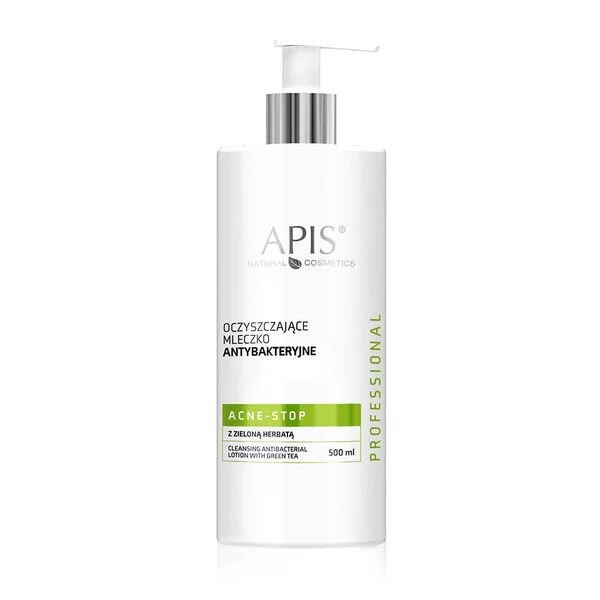 Apis Acne, Oczyszczające mleczko z zieloną herbata, 500ml