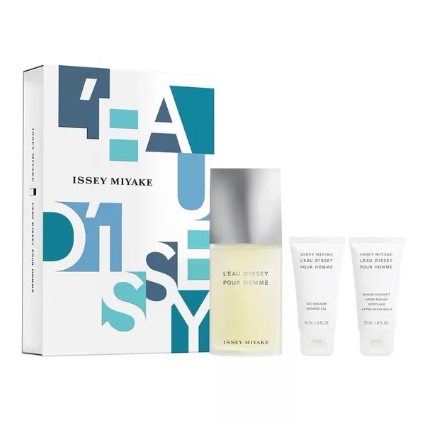 Issey Miyake L'Eau d'Issey Pour Homme zestaw prezentowy z wodą toaletową 125ml, żelem pod prysznic 50ml i balsamem po goleniu 50ml dla mężczyzn