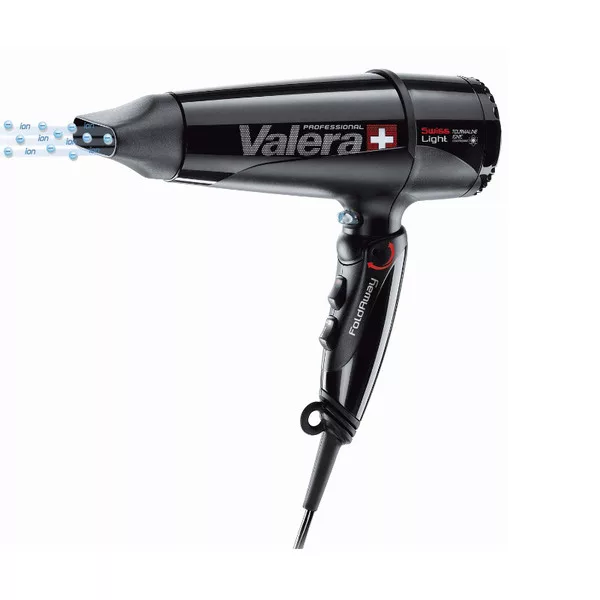 Valera Swiss Light 5400 Fold-Away Ionic, suszarka do włosów, czarny