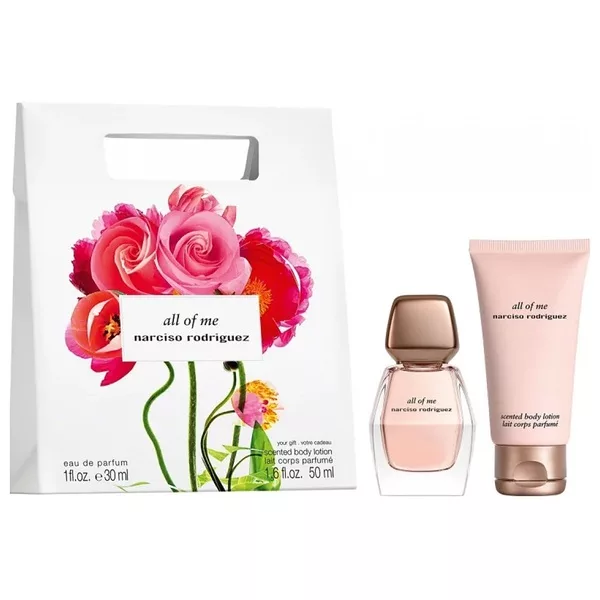 Narciso Rodriguez All Of Me zestaw woda perfumowana spray 30ml + balsam do ciała 50ml (W)