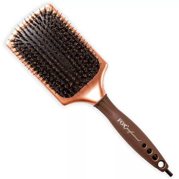 Fox Paddle Brush Nylon&Boar, szczotka do włosów płaska
