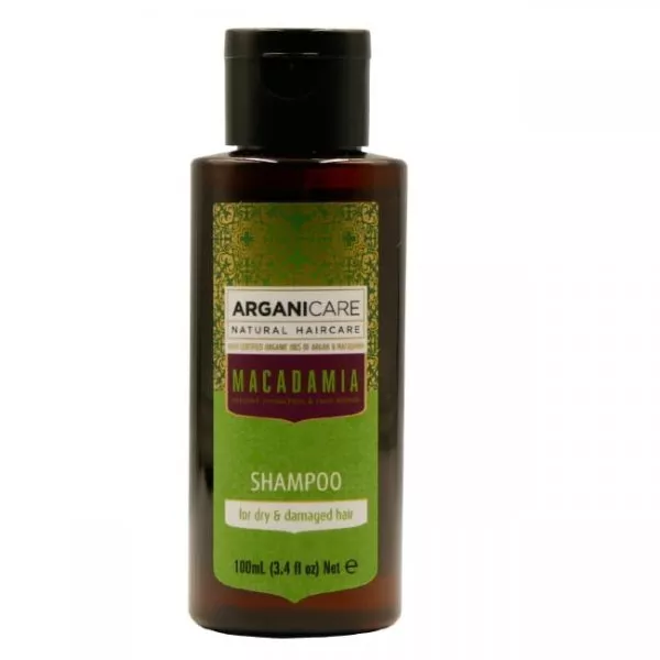Arganicare Macadamia mini szampon do suchych i zniszczonych włosów 100ml