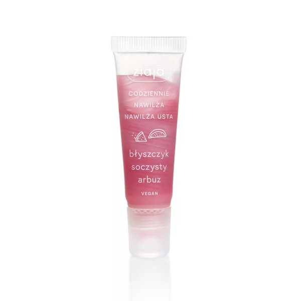 Ziaja Pielęgnacja ust, błyszczyk do ust, soczysty arbuz, 12ml