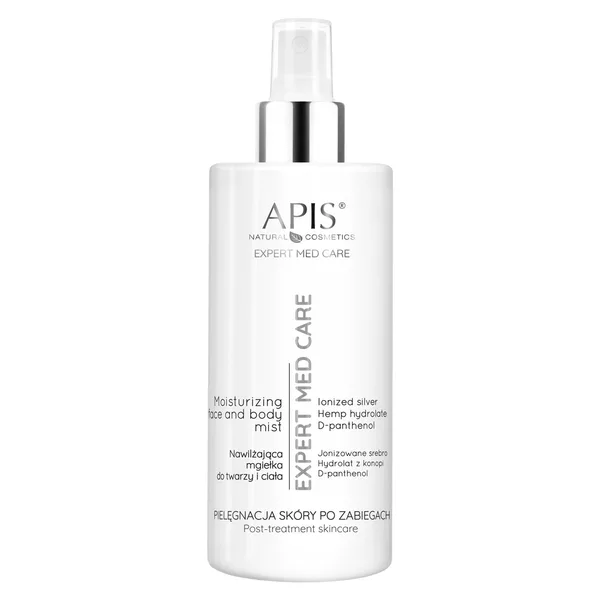 Apis Expert Med Care, nawilżająca mgiełka do twarzy i ciała, 300ml