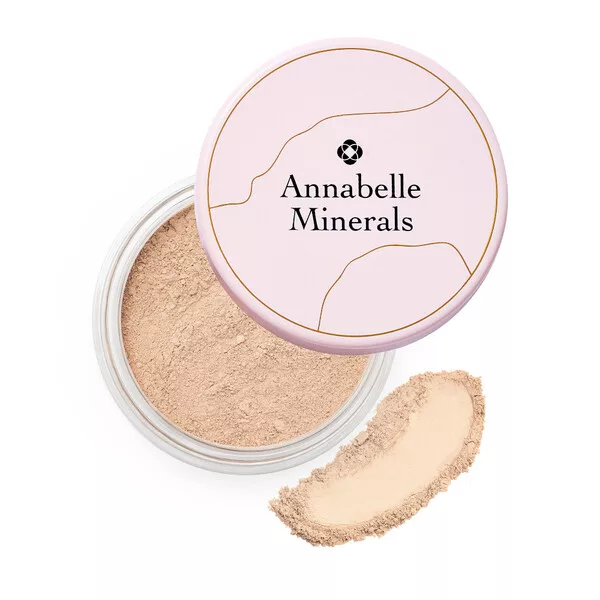 Annabelle Minerals, podkład mineralny rozświetlający, 10g, Sunny Sand