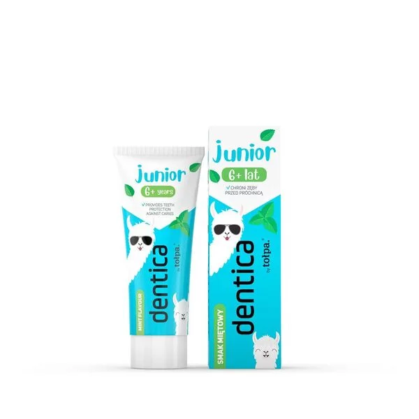 Tołpa Dentica, Junior 6+ pasta do zębów dla dzieci, miętowa, 50ml