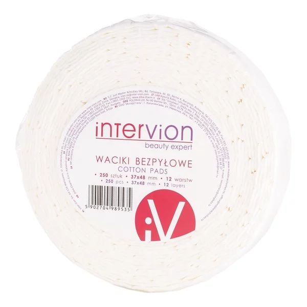 Inter Vion Cotton Pads waciki bezpyłowe 250szt