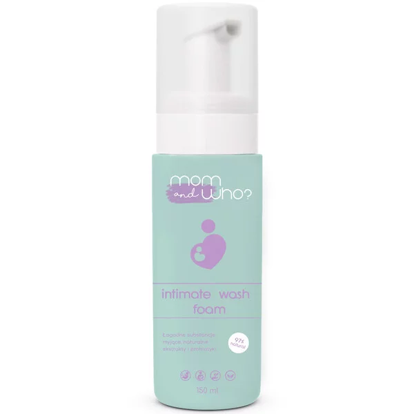 Mom and Who, delikatna roślinna pianka do mycia okolic intymnych, 100ml