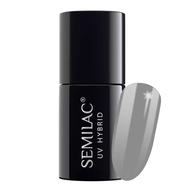 Semilac, lakier hybrydowy, 7ml, 105 Stylish Gray