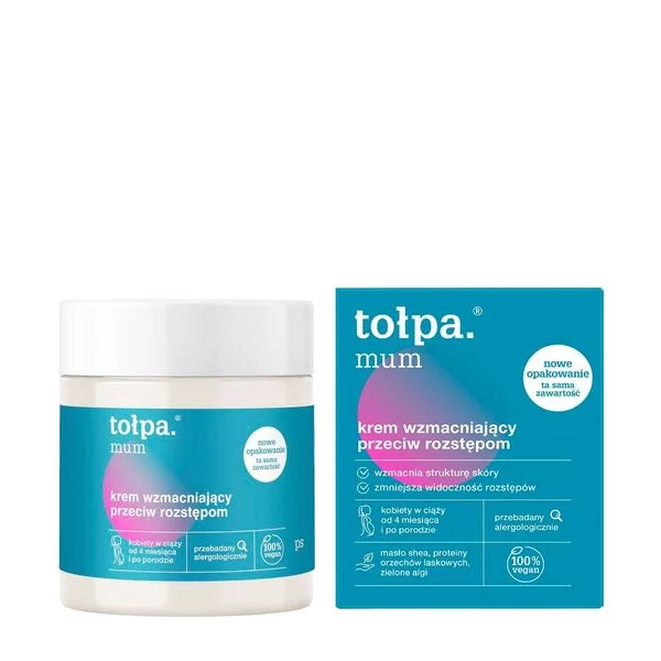 Tołpa Mum, krem wzmacniający przeciw rozstępom, 250ml