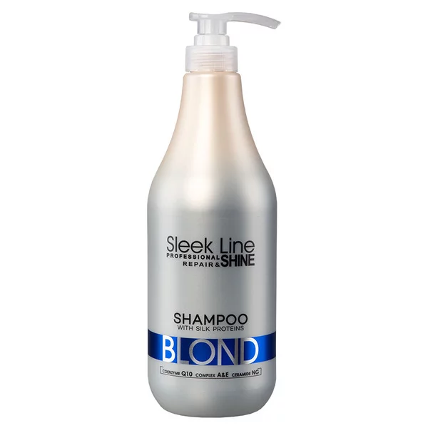 Stapiz Sleek Line Blond Shampoo szampon do włosów blond zapewniający platynowy odcień 1000ml