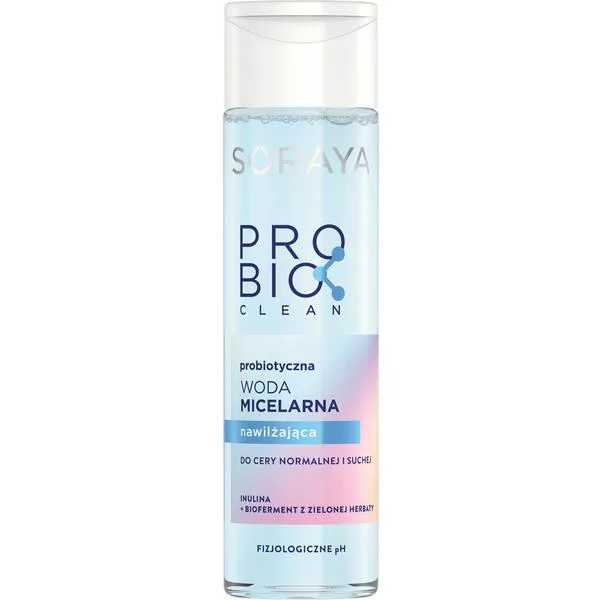 Soraya Probio Clean, Nawilżająca woda micelarna do cery normalnej, 250ml