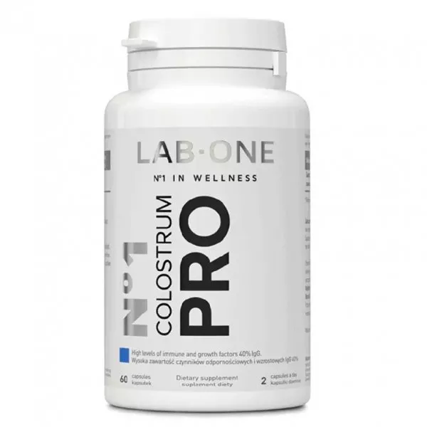 LAB ONE N°1 Colostrum Pro suplement diety wspierający odporność 60 kapsułek