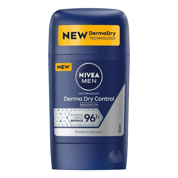 Nivea Men Derma Dry Control antyperspirant w sztyfcie 50ml (M)