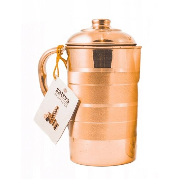 Sattva Dzbanek miedziany w paski 1950ml