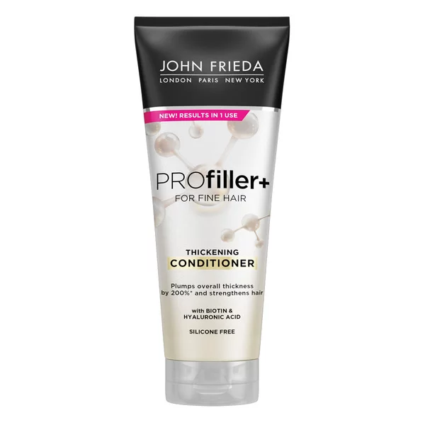 John Frieda Pro filler +, odżywka zagęszczająca z biotyną do włosów cienkich, 250ml