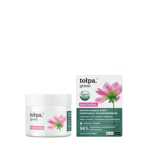 Tołpa Green, wzmacniający krem redukujący zaczerwienienia, 50ml