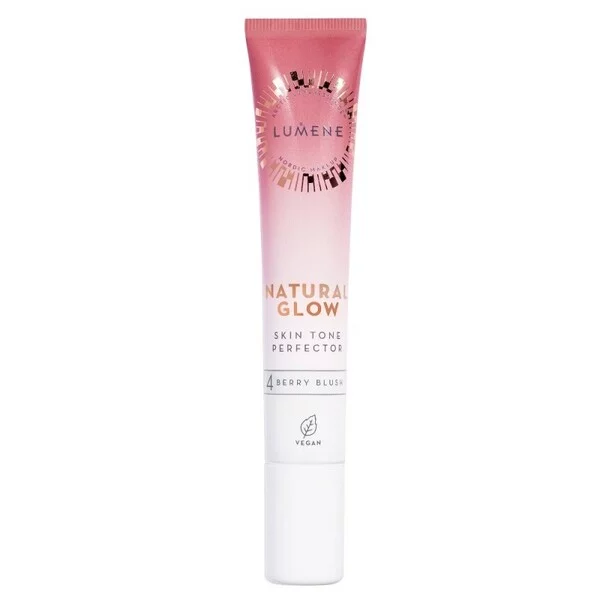 Lumene Natural Glow, róż w kremie, Skin Tone Perfector 4 Berry Blush, 20ml