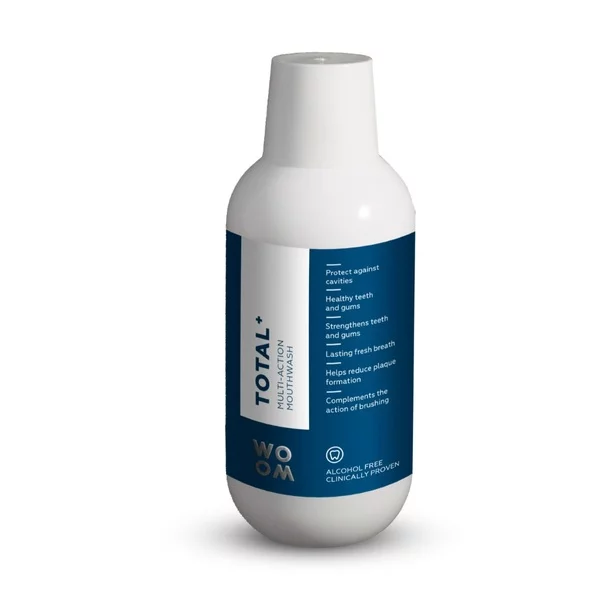 Woom Total+ Multi-Action Mouthwash płyn do płukania jamy ustnej chroniący przed próchnicą 500ml