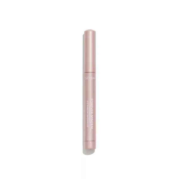 Gosh Forever Mineral, cień do powiek w sztyfcie wodoodporny, 007 Silver Rose, 1.4g