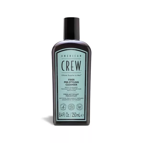 American Crew Fiber Pre-Styling, szampon oczyszczający i zwiększający objętość, 250ml