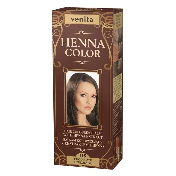 Venita Henna Color balsam koloryzujący z ekstraktem z henny 115 Czekolada 75ml