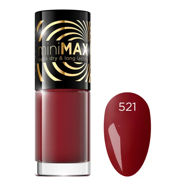 Eveline Mini Max, lakier do paznokci, 521, 5ml