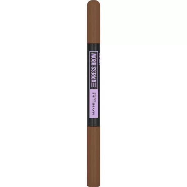 Maybelline New York Express Brow, dwustronna kredka do brwi Medium Brown, 0.71g