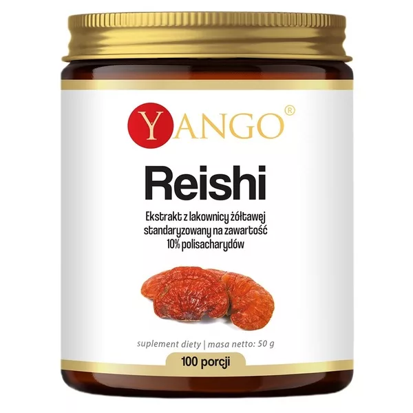 Yango Reishi ekstrakt 10% polisacharydów suplement diety 50g