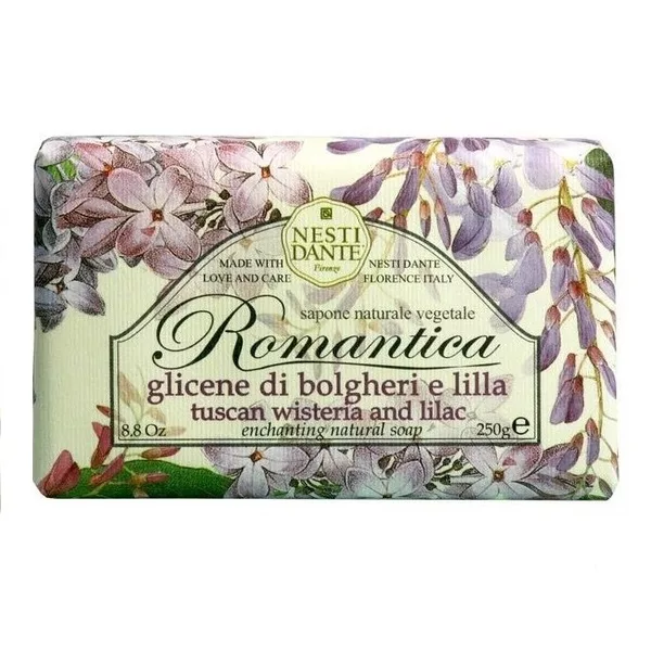 Nesti Dante Romantica mydło toaletowe Glicynia & Lilia 250g