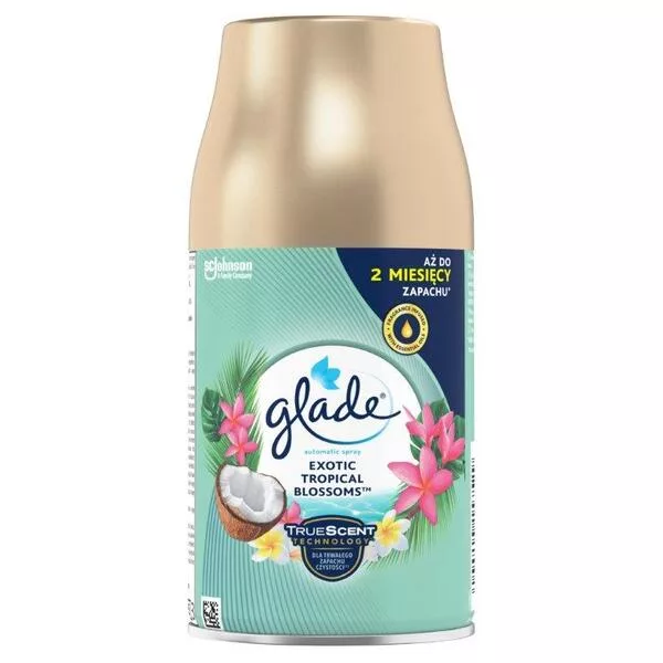 Glade, wkład do odświeżacza powietrza,Exotic Tropical Blossoms, tropikalne kwiaty, 269ml