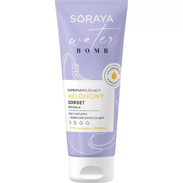 Soraya Water Bomb, Melonowy sorbet do ciała, 200ml
