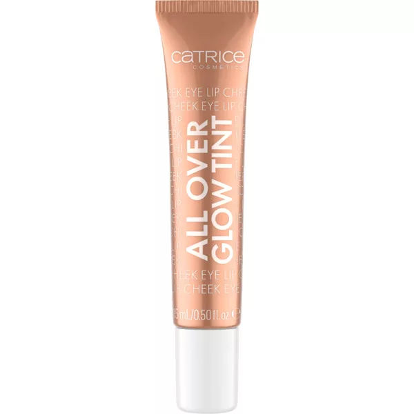 Catrice All Over Glow Tint, rozświetlacz nadający blasku w płynie, 040 Bronze It,15ml