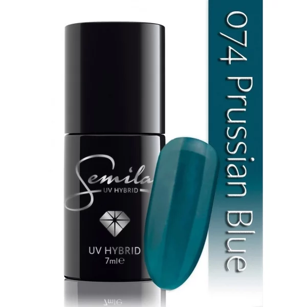 Semilac lakier hybrydowy 074 Prussian Blue, 7ml