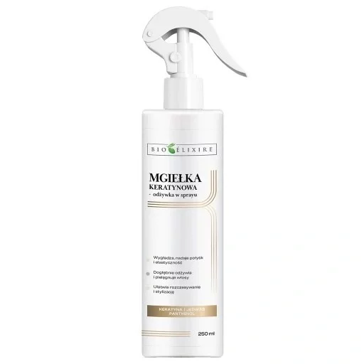 Bioelixire Expert, mgiełka keratynowa odżywka regenerująca do włosów, 250ml
