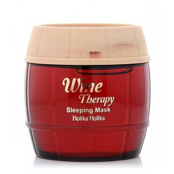 Holika Holika Wine Therapy, maseczka całonocna z czerwonym winem, 120ml