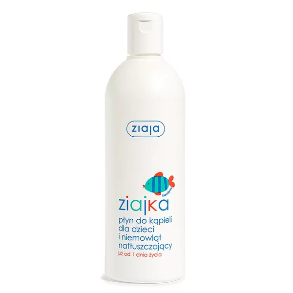 Ziaja Ziajka, płyn do kąpieli natłuszczający, dla dzieci, 370ml