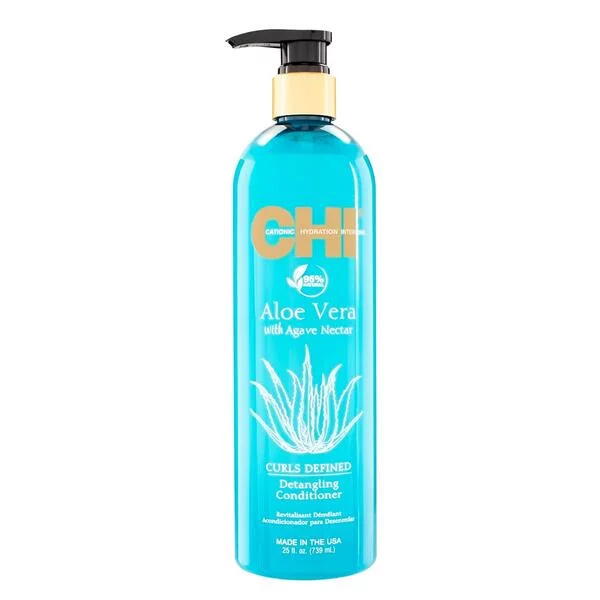 CHI Aloe Vera, odżywka wzmacniająca do włosów kręconych, 739ml