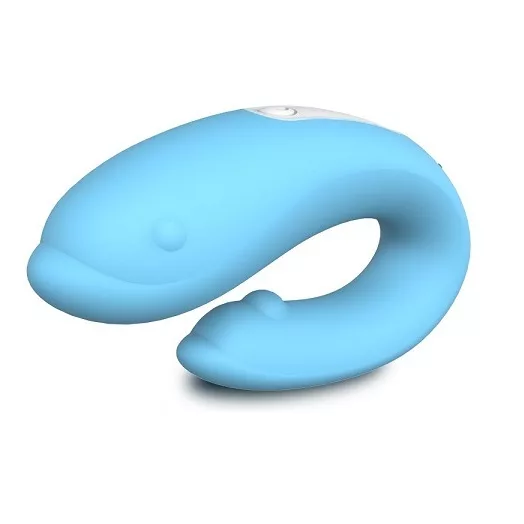 S-Hande Winter-RTC elastyczny wibrator zdalnie sterowany z 9 trybami wibracji Light Blue