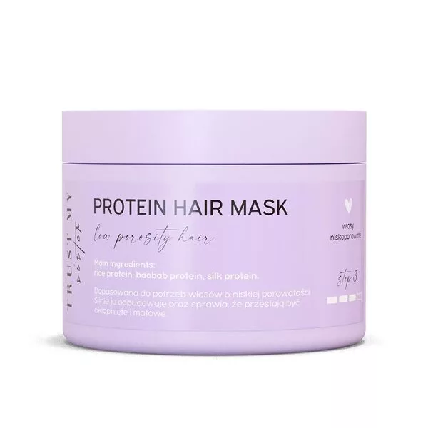 Trust My Sister, maska proteinowa do włosów niskoporowatych, 200ml