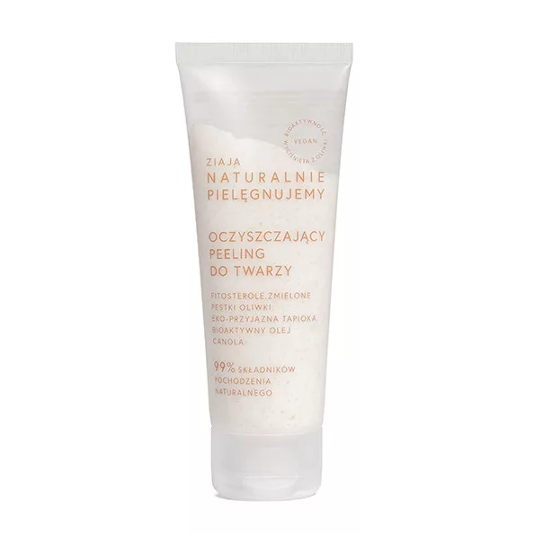 Ziaja Naturalnie Pielęgnujemy, oczyszczający peeling do twarzy, 70ml