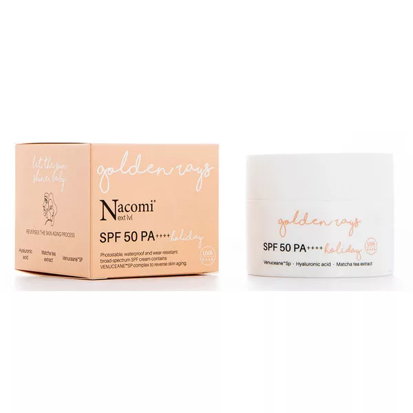 Nacomi Next Level Holiday, krem przeciwzmarszczkowyz filtrem SPF 50, 50ml