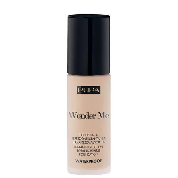 Pupa Wonder Me, wodoodporny podkład do twarzy, 010 Porcelain, 30ml