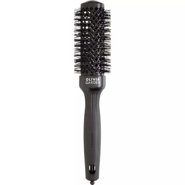 Olivia Garden Expert Blowout Shine, szczotka do włosów, wavy black, 35mm