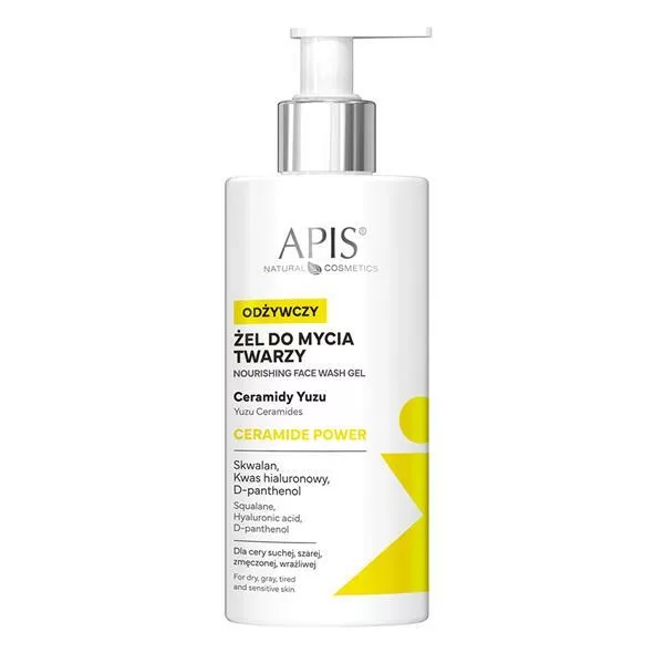 Apis Ceramide Power, odżywczy żel do mycia twarzy, 300ml