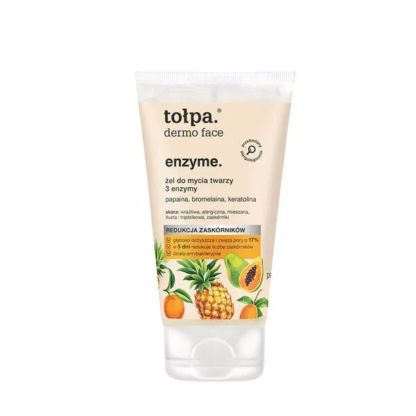 Tołpa Dermo Face Enzyme, żel do mycia twarzy 3 enzymy, 150ml