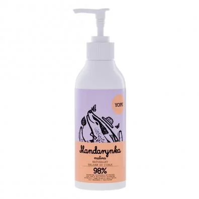 Yope, balsam do rąk i ciała, mandarynka i malina, 300ml