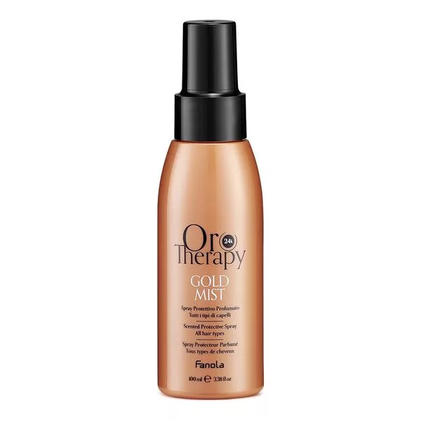 Fanola Oro 24k Therapy, mgiełka ochronna rozświetlająca do włosów, 100ml