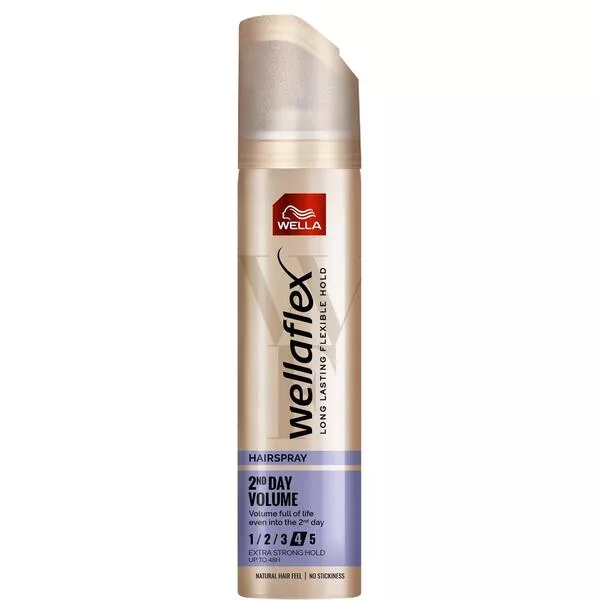 Wella Wellaflex 2nd Day Volume, lakier do włosów, 75ml