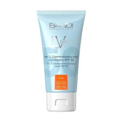 Bandi UV Expert, Pre-D3, zaawansowany krem nawilżający SPF 50, 50ml